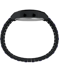 Timex Men's Quartz Digital Black Stainless Steel Watch, 36mm