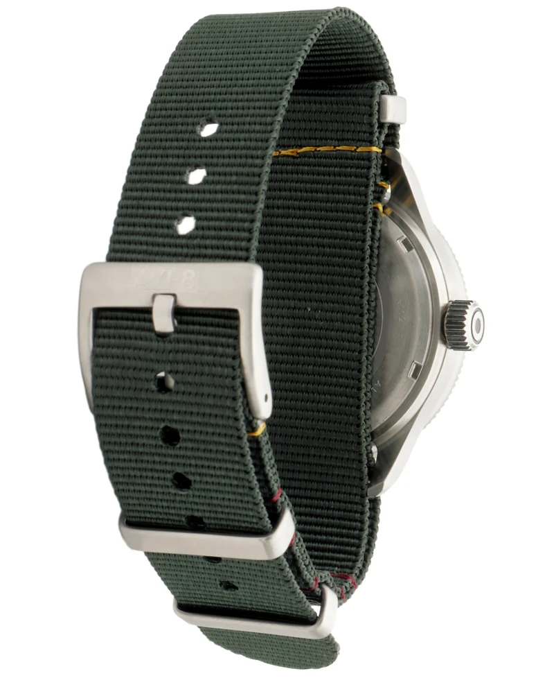 Avi-8 Men's Flyboy Airmaster Sector Meca-Quartz Green Nylon Strap Watch, 40mm