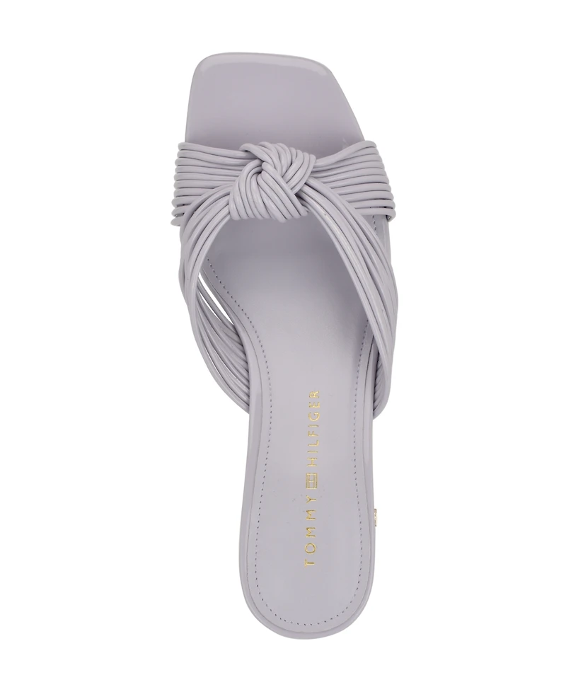 Tommy Hilfiger Women's Philie Knotted Crisscross Block Heel Sandals