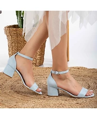 Iva Low Block Heel Sandals
