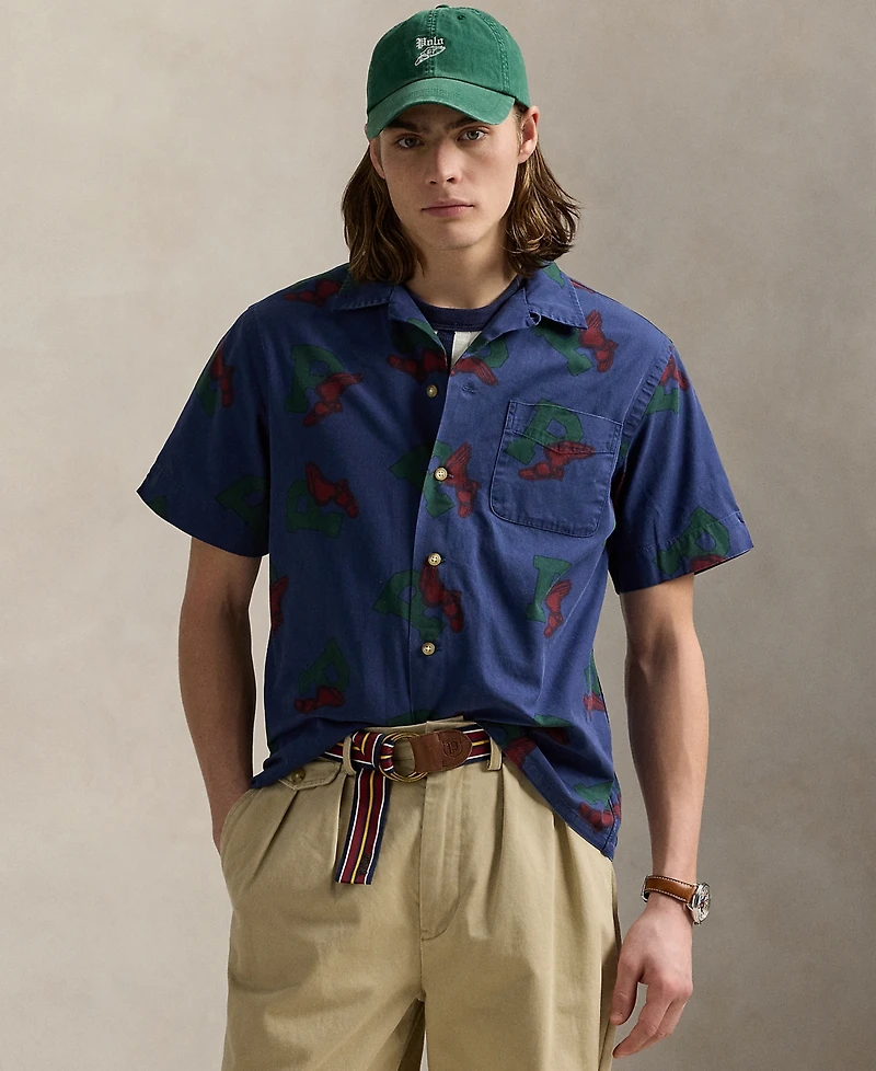 Polo Ralph Lauren Men's Classic-Fit P-Wing Camp Shirt