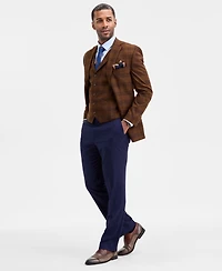 Tayion Collection Men's Classic-Fit Plaid Suit Separate Jacket
