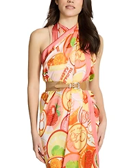 Steve Madden Woven Stretch Buckle Belt