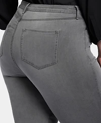 Nydj Plus High Rise Billie Slim Bootcut Jeans