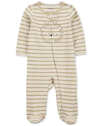 Carter's Baby Boys Cotton Lion Striped Sleep & Play Pajamas