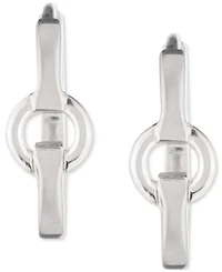 Lauren Ralph Lauren Sterling Silver Small Link Hoop Earrings, 0.55"