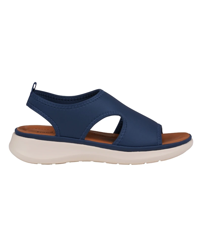 Gc Shoes Women's Romy Stretch Lycra Wedge Sandals