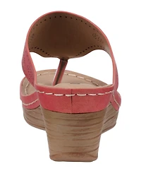 Gc Shoes Women's Willa Floral Wedge Sandals