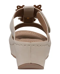 Gc Shoes Women's Talia Floral Wedge Sandals