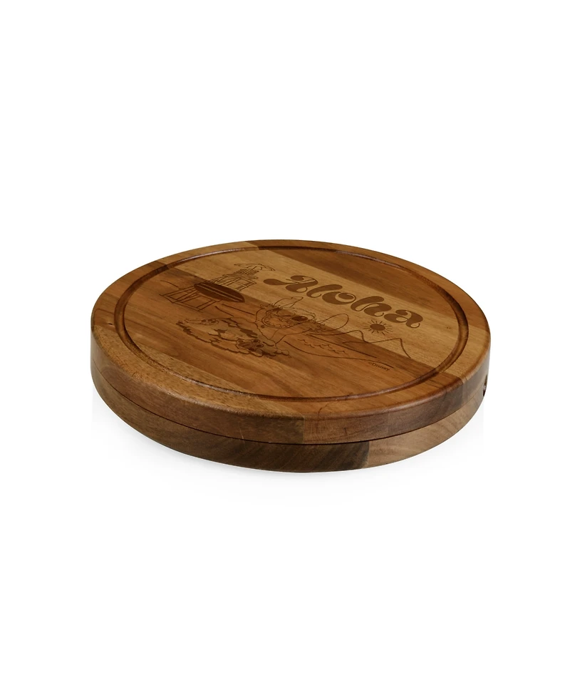 Toscana Disney Lilo Stitch Acacia Circo Cheese Cutting Board and Tools Set