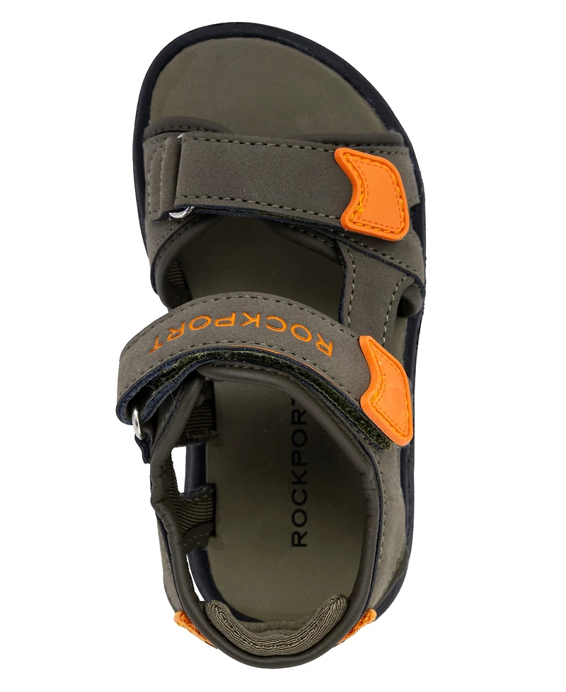 Rockport Toddler and Little Boys Quade Strap Sandals