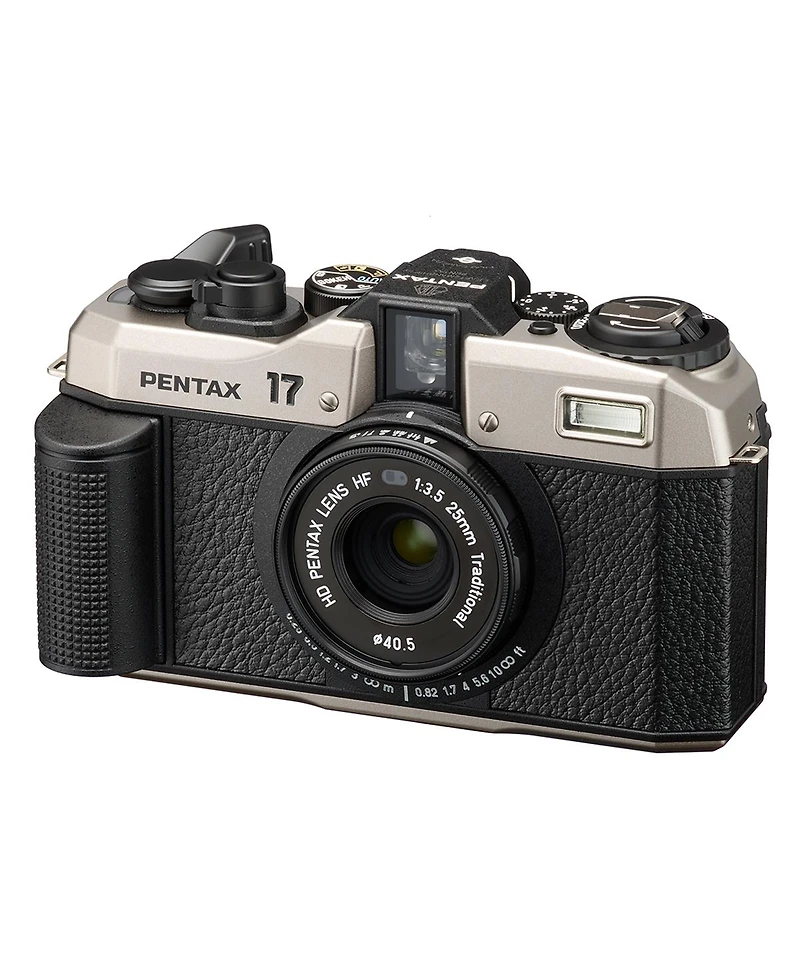 Pentax 17 Film Camera, Dark Silver