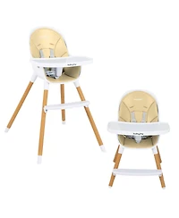 Gouun Kids 4-in-1 Convertible High Chair Feeding with Adjustable Tray