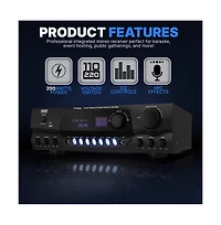 Pyle 200W Digital Am/Fm Stereo Receiver - PT260A