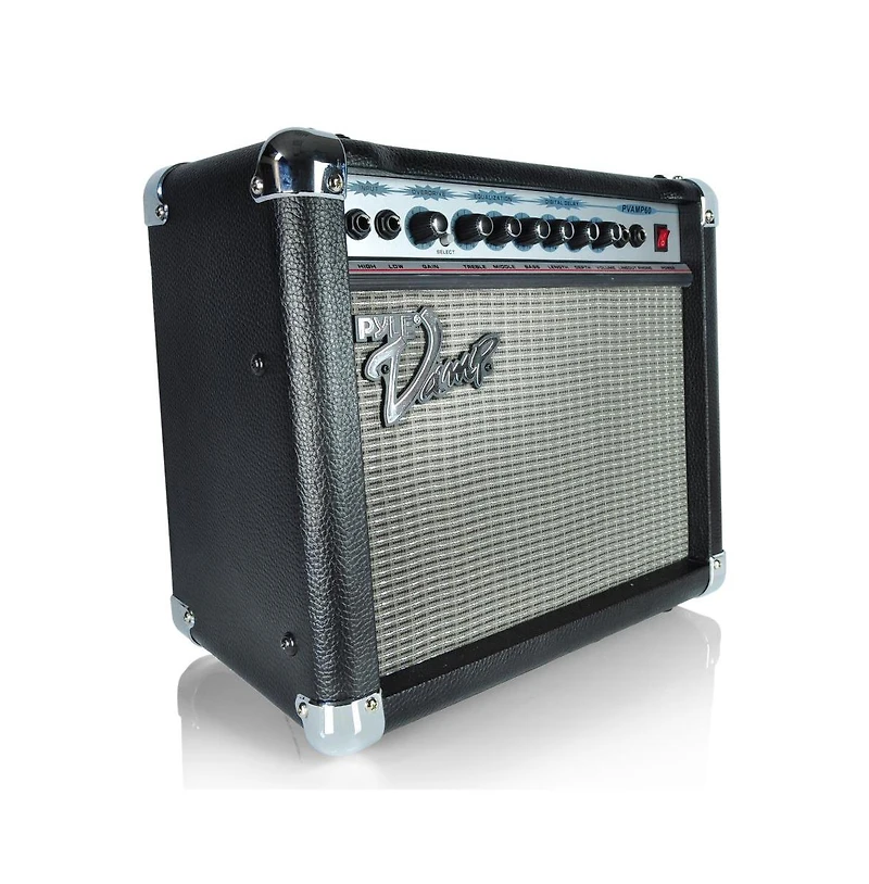 Pyle 60W Vamp-Series Guitar Amplifier with Overdrive & Eq - PVAMP60