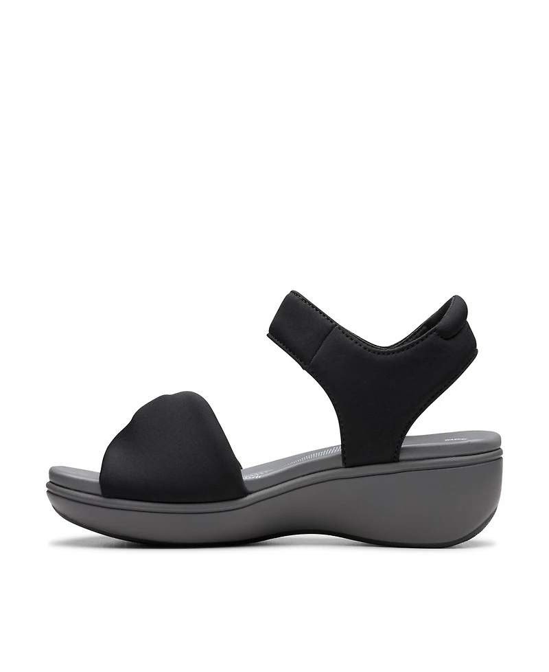 Clarks Cloudsteppers Women's Breeze Rae Sara Riptape Flat Sandals