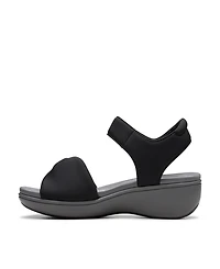 Clarks Cloudsteppers Women's Breeze Rae Sara Riptape Flat Sandals