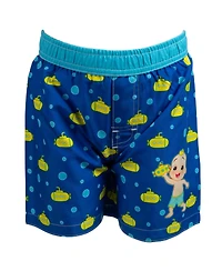 CoComelon Toddler Boys Jj Rash Guard and Swim Trunks Outfit Set