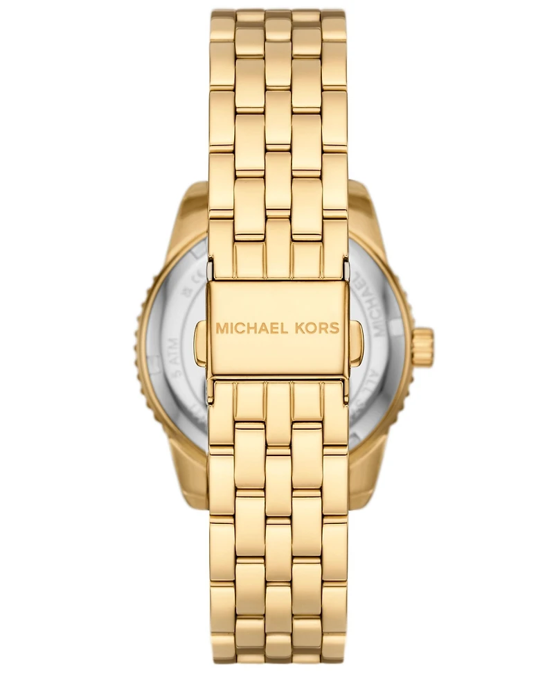 Michael Kors Women's Bryant Chronograph Gold-Tone Stainless Steel Watch, 35mm
