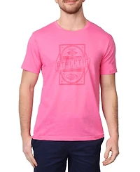 TailorByrd Men's Pink Athletic Club Graphic T-Shirt