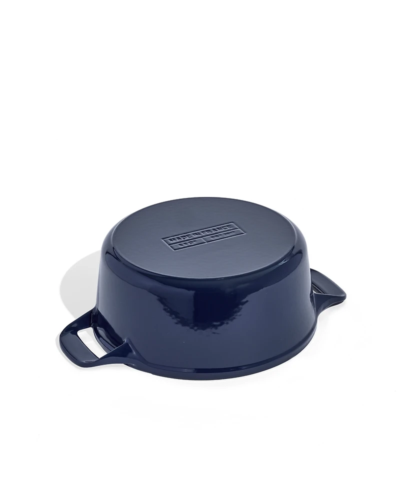 Made Enameled Cast Iron 5.5-Quarts Round Dutch Oven with Lid