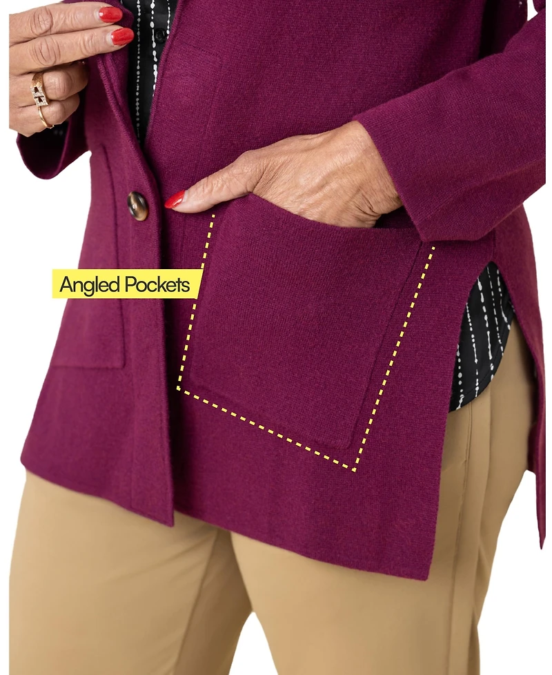 Joe & Bella Women's Adaptive Magnetic Button Cardigan
