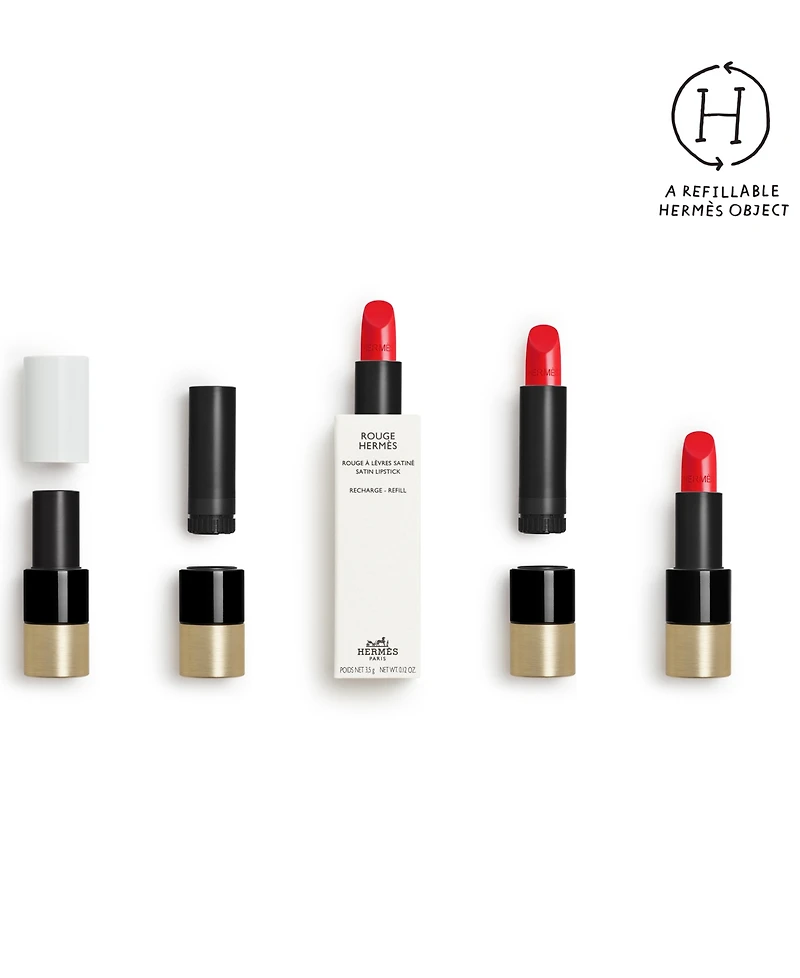 Rouge Hermes Satin Lipstick Refill