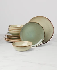 Oneida Organic Shades 12 Pc. Dinnerware Set, Service for 4