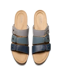 Clarks Collection Women's Calenne Lily Wedge Sandals