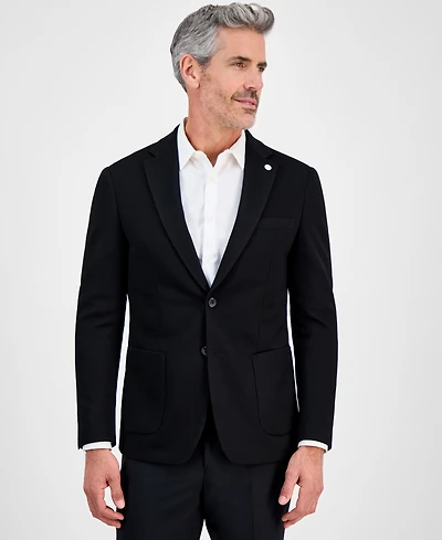 Tom Baine Men's Slim-Fit Waffle Stretch Sport Coat