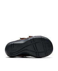 Clarks Merliah2 Bali Wedge Leather Casual Sandals