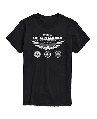 Airwaves Men's Captain America Brave New World Short Sleeve T-Shirt