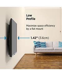 ProMounts Flat / Fixed Tv Wall Mount for 50" to 92" TVs up to 165lbs