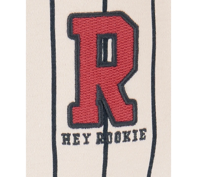 Carter's Baby Boys Cotton Baseball Rookie Sleep & Play Pajamas