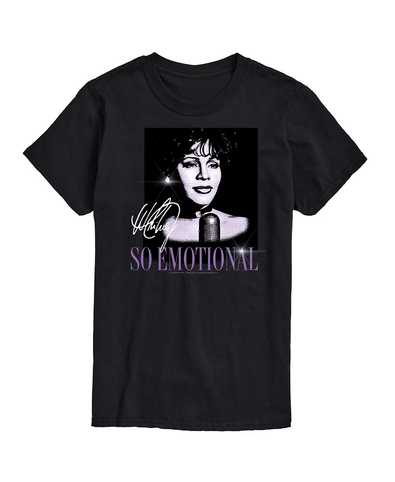 Airwaves Men's Whitney Houston So Emotional Short Sleeve T-Shirt