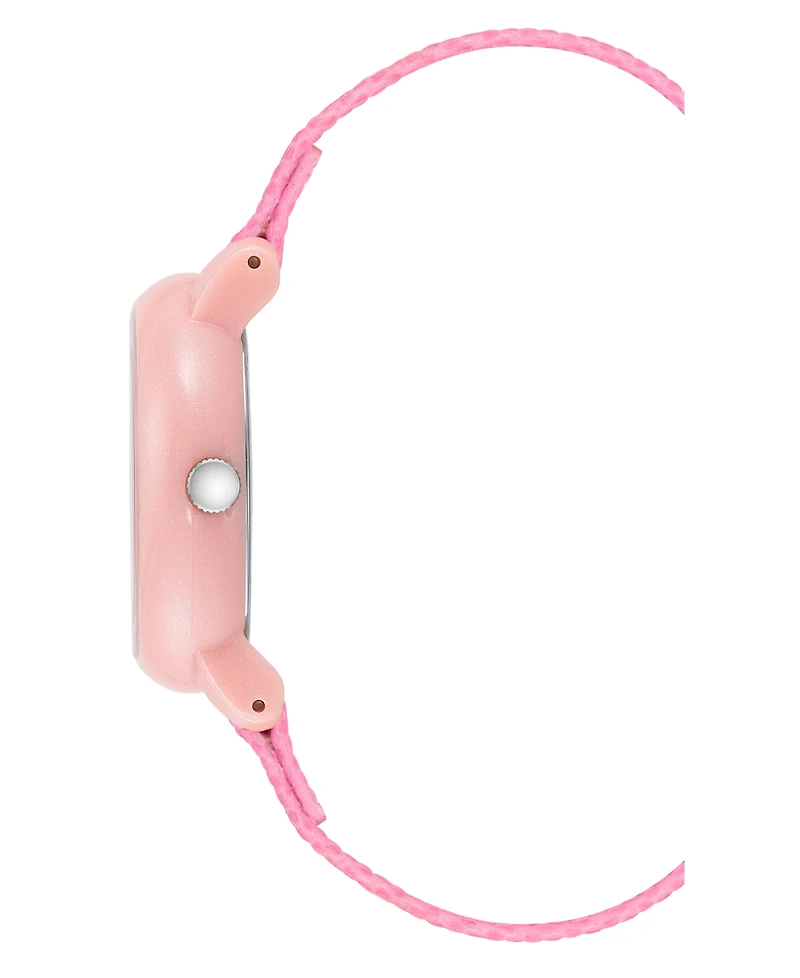 Armitron Kid's Quartz Jumpstart Pink Nylon Watch, 32mm