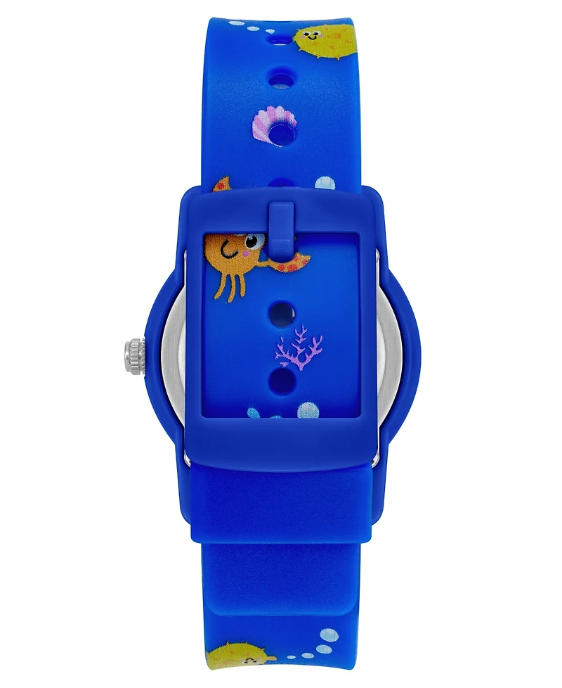Armitron Kid's Quartz Playtime Blue and White Whales Watch, 30mm