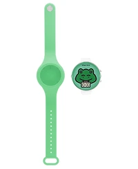 Armitron Kid's Quartz Happy Pals Mint Silicone Watch, 38mm