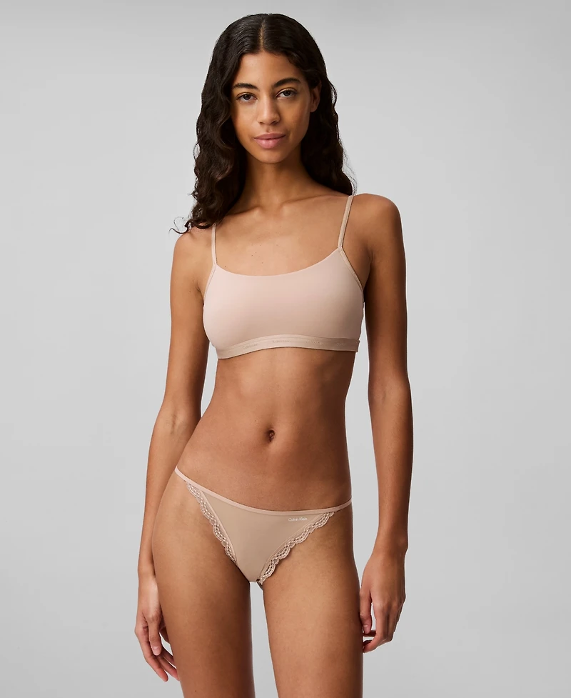 Calvin Klein Women's Form To Body Lightly Lined Bralette QF7554