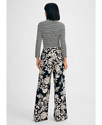 Isaac Mizrahi Women's 3/4 Sleeve Turtleneck Rib Top