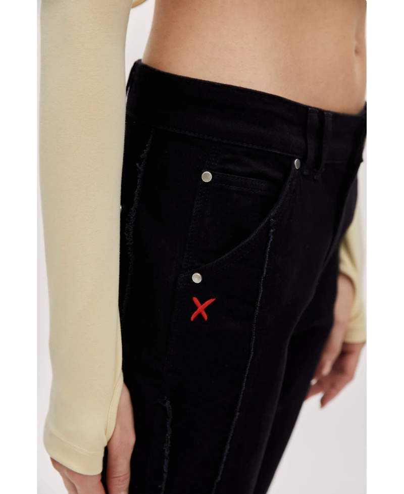 Pcfg Women's Flare Denim Pant