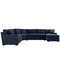 Radley 4-Pc. Fabric Sleeper Sectional Sofa, Exclusively at Macy's