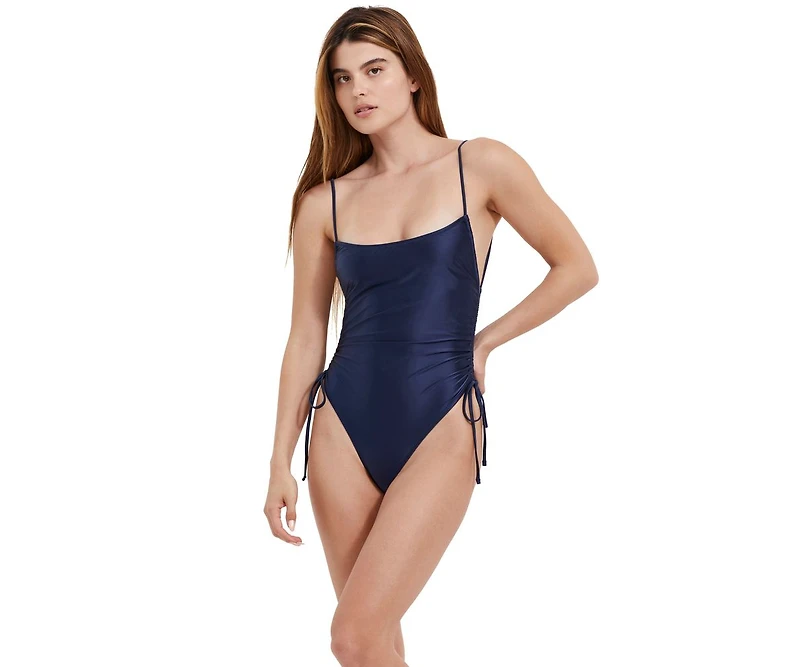 Flirtt Gottex Women's Satin Touch Adjustable One Piece Swimsuit