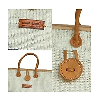 Balance Half Handmade Sisal Basket Tote