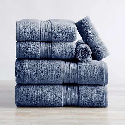 Linery & Co. Quick-Drying Cotton 6-Piece Bath Towel Set