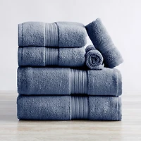 Linery & Co. Quick-Drying Cotton 6-Piece Bath Towel Set