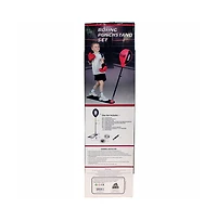 The Champ Kids Boxing Punch Stand Set with Punching Ball Bounce Back Punching Ball, Adjustable Stand, Pump, & Boxing Gloves for Boys and GirlsAges 3+