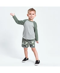 Gerber Baby Boys 3-Pack Pull-On Knit Shorts, Gray & Black, 18 Months