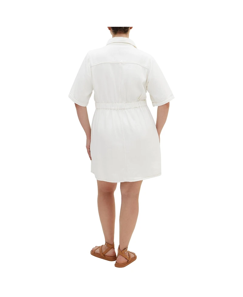 City Chic Plus Liv Denim Dress