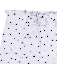 Gerber Toddler Girls 3-Pack Pull-On Knit Shorts, Lemons, 5T